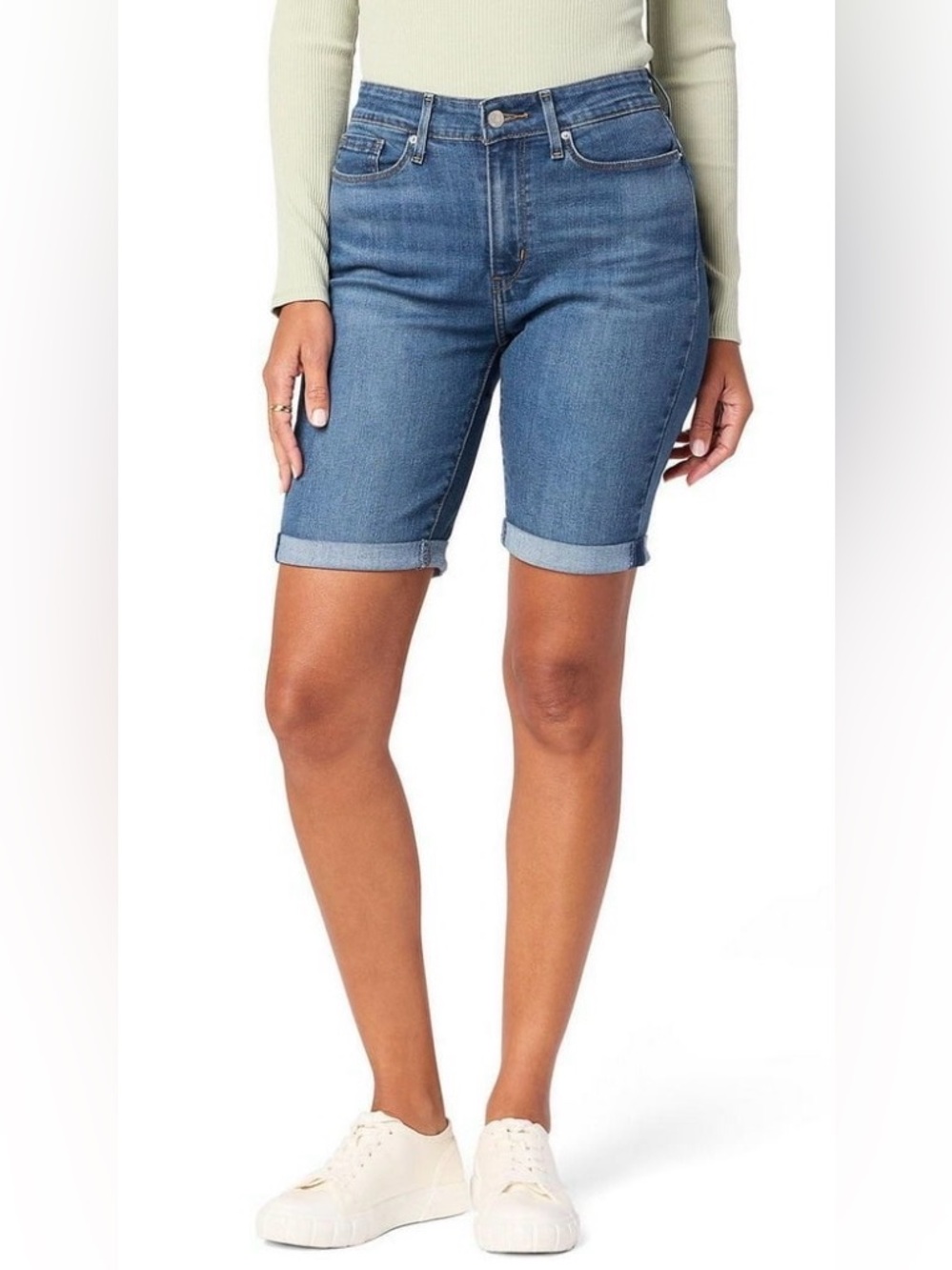 Levi Strauss Signature™ Women's Mid Rise Bermuda Shorts